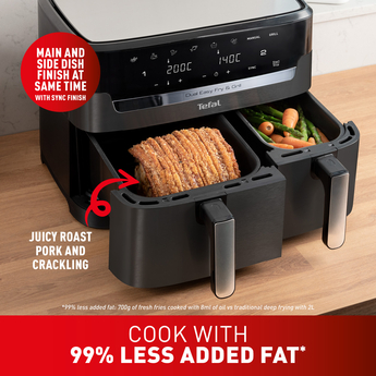 TEFAL Dual Easy Fry Air Fryer 8.3 L EY901840