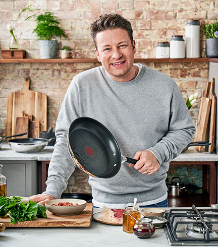  Tefal Jamie Oliver Brushed Saucepan Set Stainless Steel : Home  & Kitchen